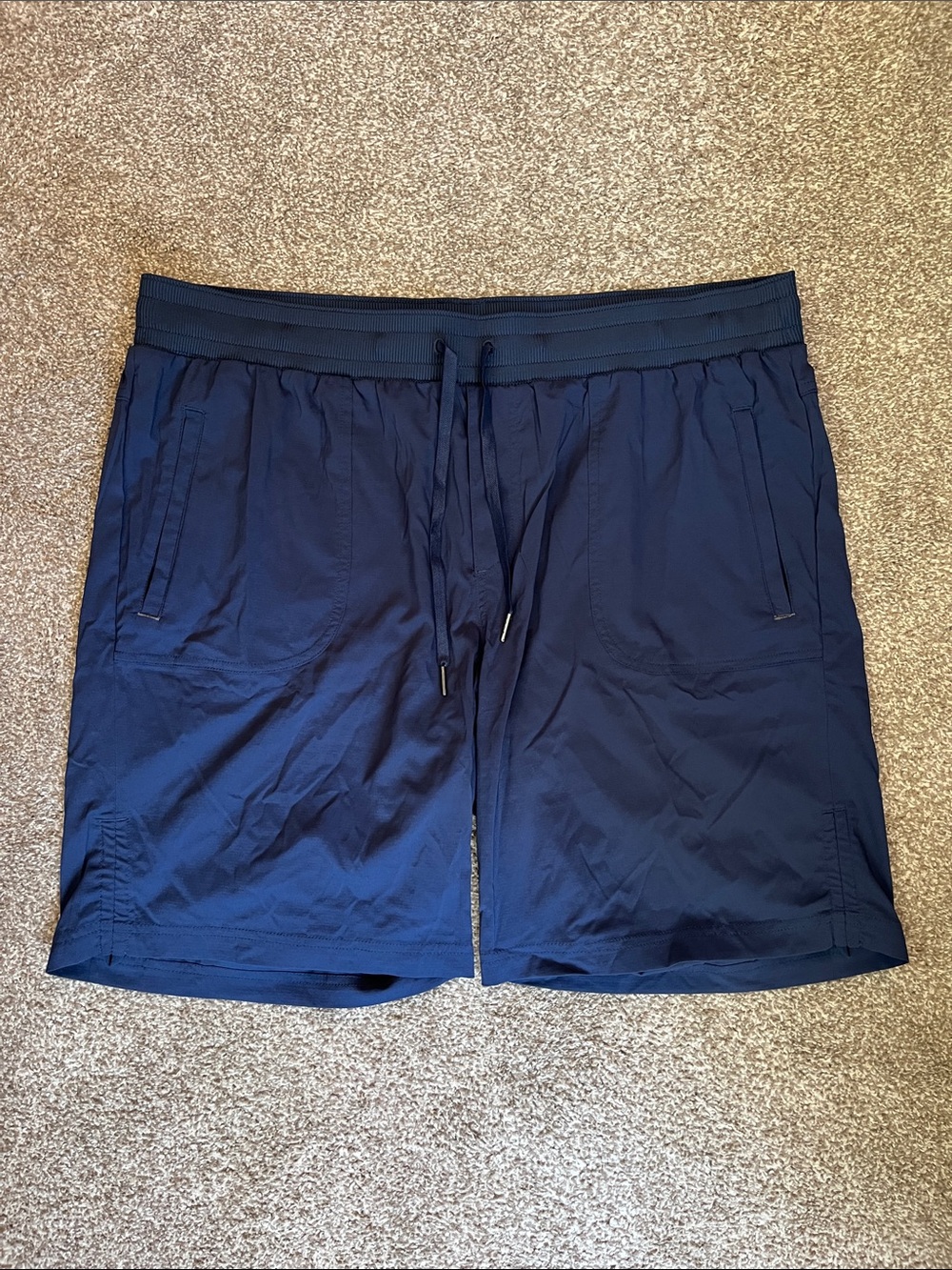 Women’s L.L. Bean Navy Blue Athletic Drawstring Shorts